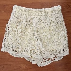 Lace shorts